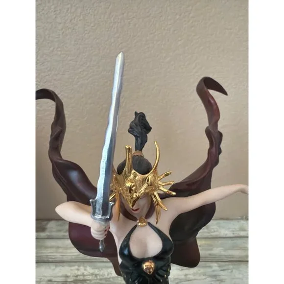 Franklin Mint Angel of Darkness Gerard Brom Ltd Ed Porcelain Figurine - NO Box - Picture 11 of 13